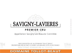 2020 Savigny-lès-Beaune 1er Cru Rouge, Les Lavières, Domaine Tollot-Beaut
